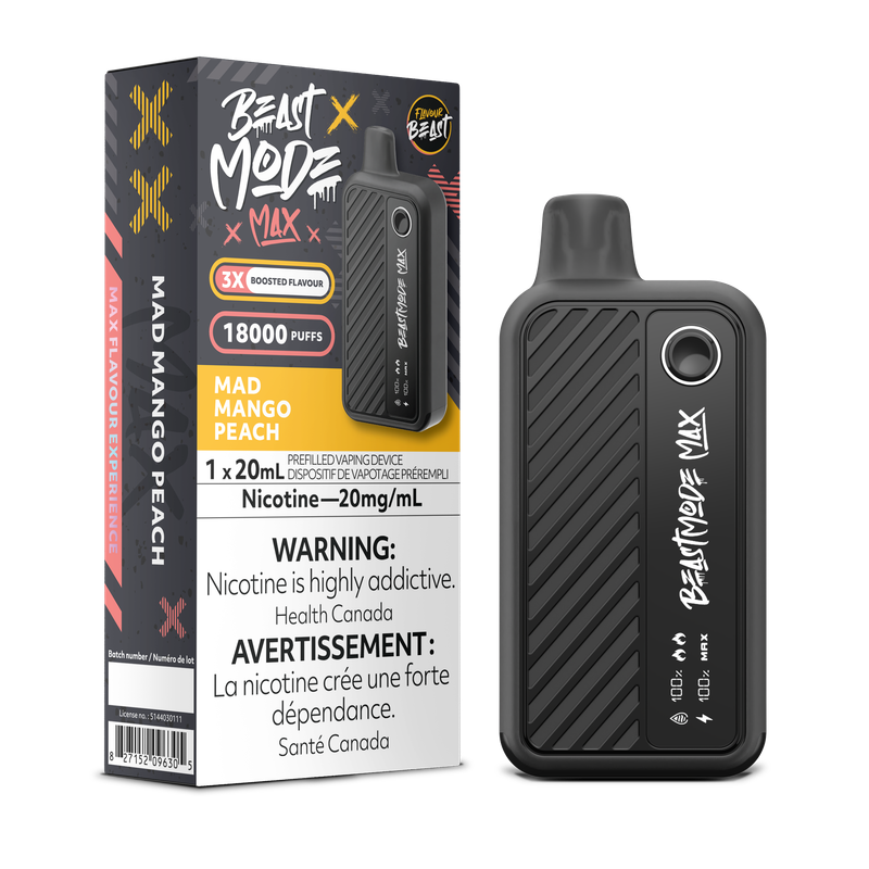 Mad Mango Peach - Flavour Beast Beast Mode Max, Nicotine: 20mg