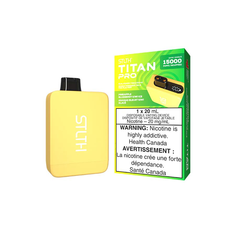 Pineapple Blueberry Kiwi Ice - STLTH Titan Pro Disposable, Nicotine: 20mg