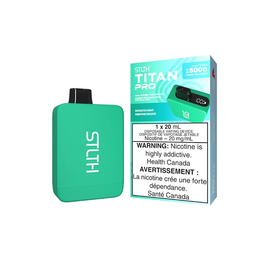 Smooth Mint - STLTH Titan Pro Disposable, Nicotine: 20mg