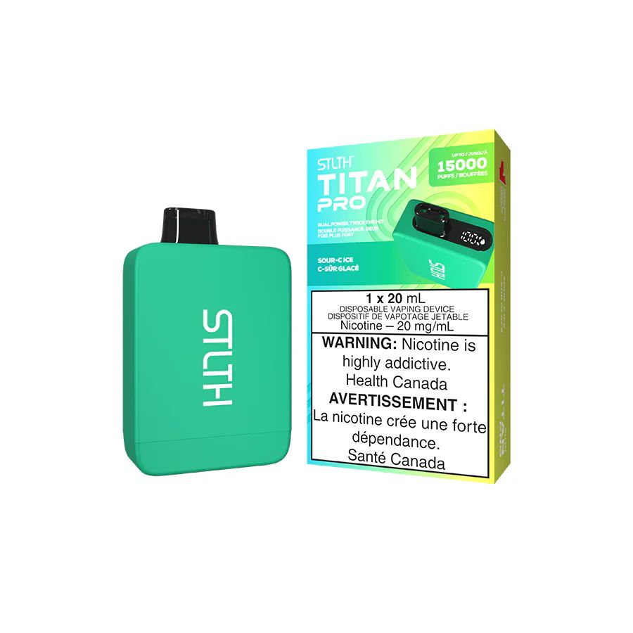Sour-C Ice - STLTH Titan Pro Disposable, Nicotine: 20mg