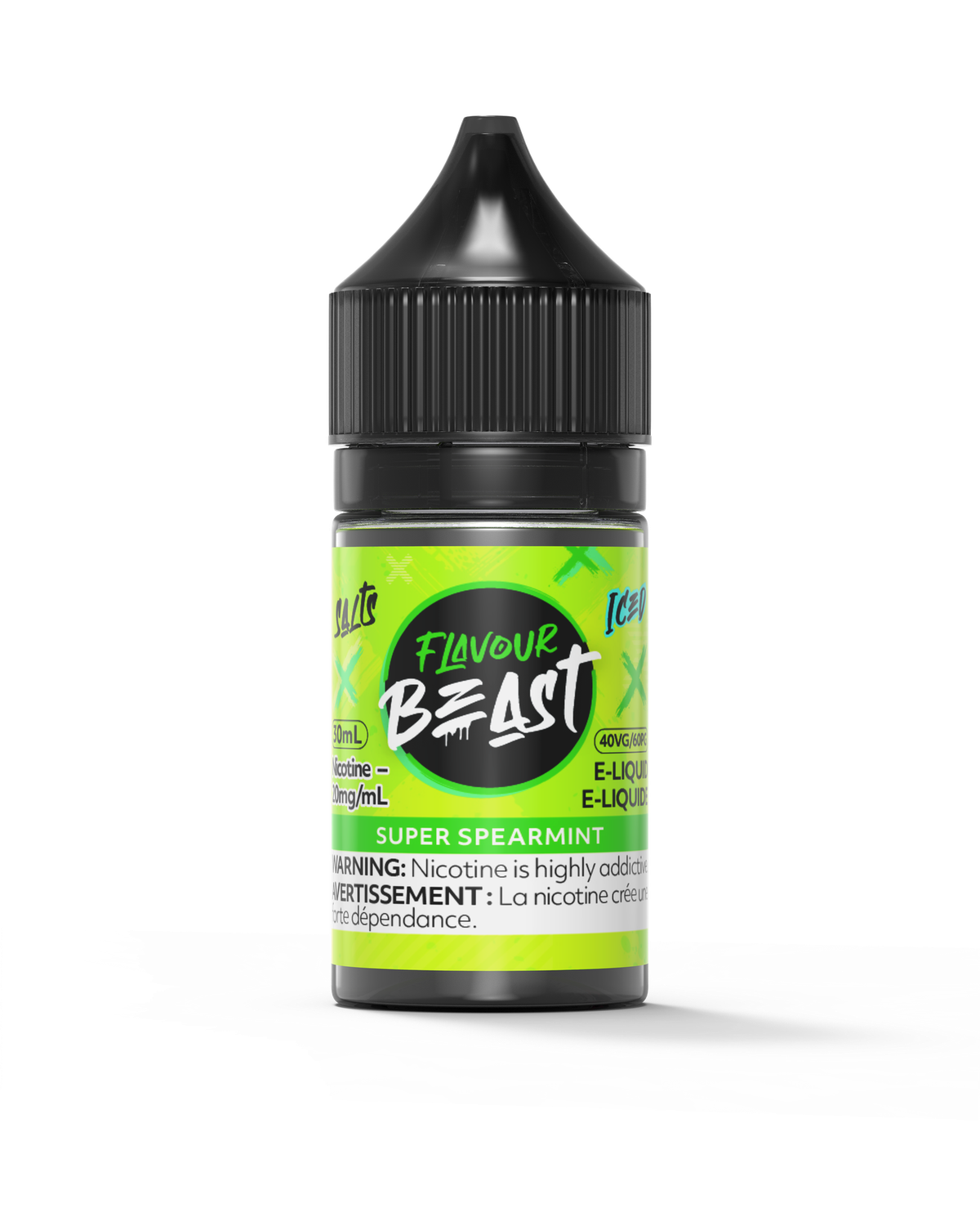 Super Spearmint Iced by Flavour Beast Salt, Size: 30ml, Nicotine: 20mg