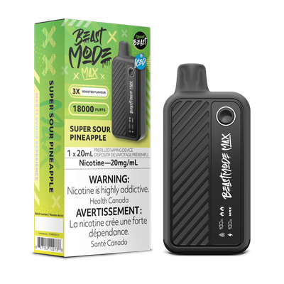 Super Sour Pineapple Iced - Flavour Beast Beast Mode Max