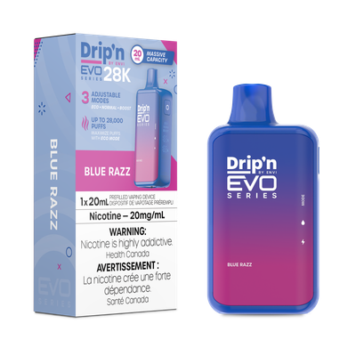 Blue Razz - Drip&#39;n by Envi Evo Series 28K Disposable