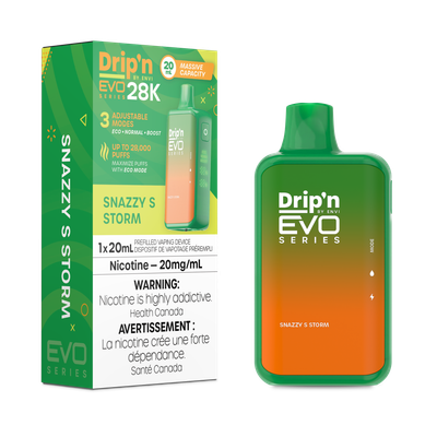 Snazzy S Storm - Drip&#39;n by Envi Evo Series 28K Disposable