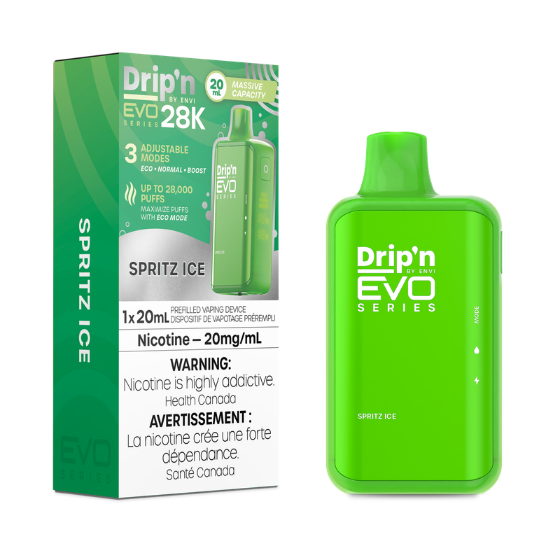 Spritz - Drip&#39;n by Envi Evo Series 28K Disposable, Nicotine: 20mg