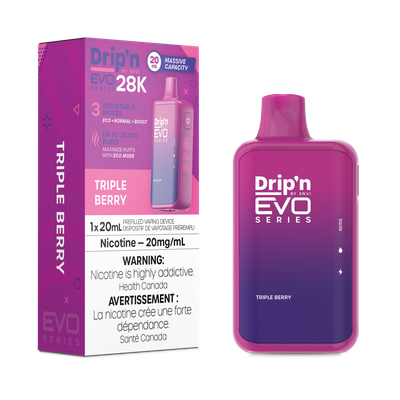 Triple Berry - Drip&#39;n by Envi Evo Series 28K Disposable