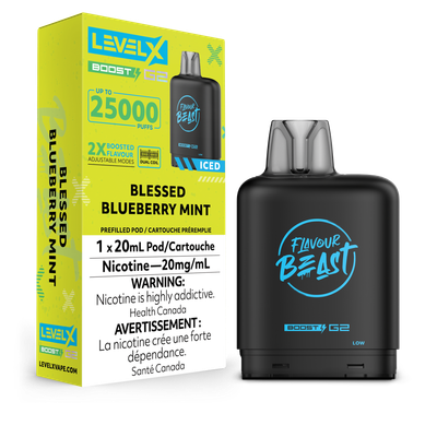Blessed Blueberry Mint Flavour Beast Level X Boost Pod