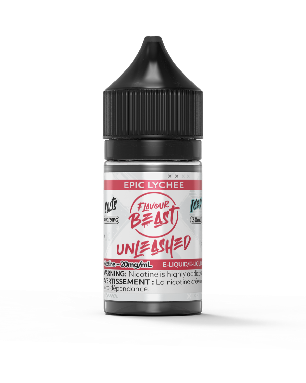 Epic Lychee by Flavour Beast Unleashed Salt, Size: 30ml, Nicotine: 20mg