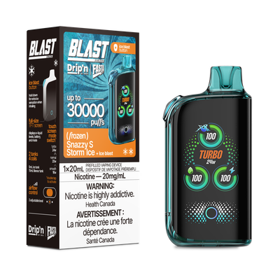 Snazzy S Storm Ice -  Drip&#39;n Blast Series by Envi 30K Disposable