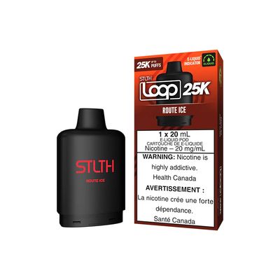 Route Ice STLTH LOOP 25K Pod, Nicotine: 20mg