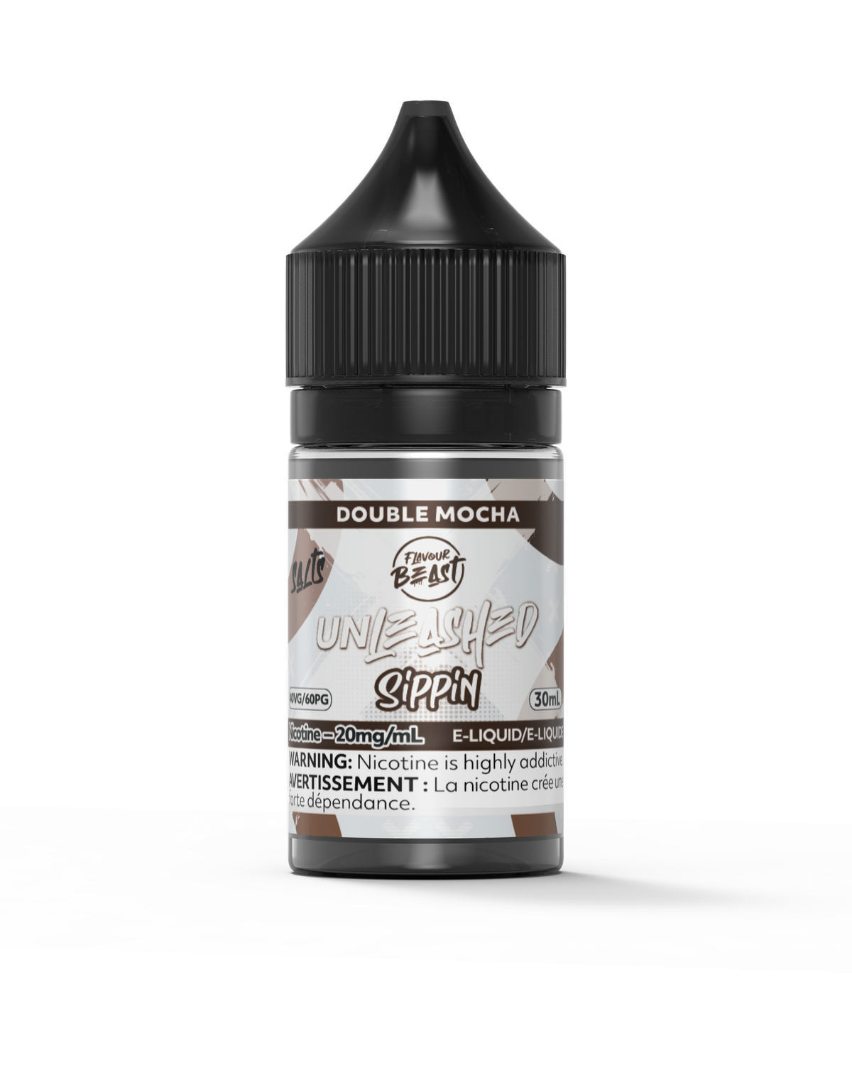 Sippin&#39; Double Mocha by Flavour Beast Unleashed Salt, Size: 30ml, Nicotine: 20mg