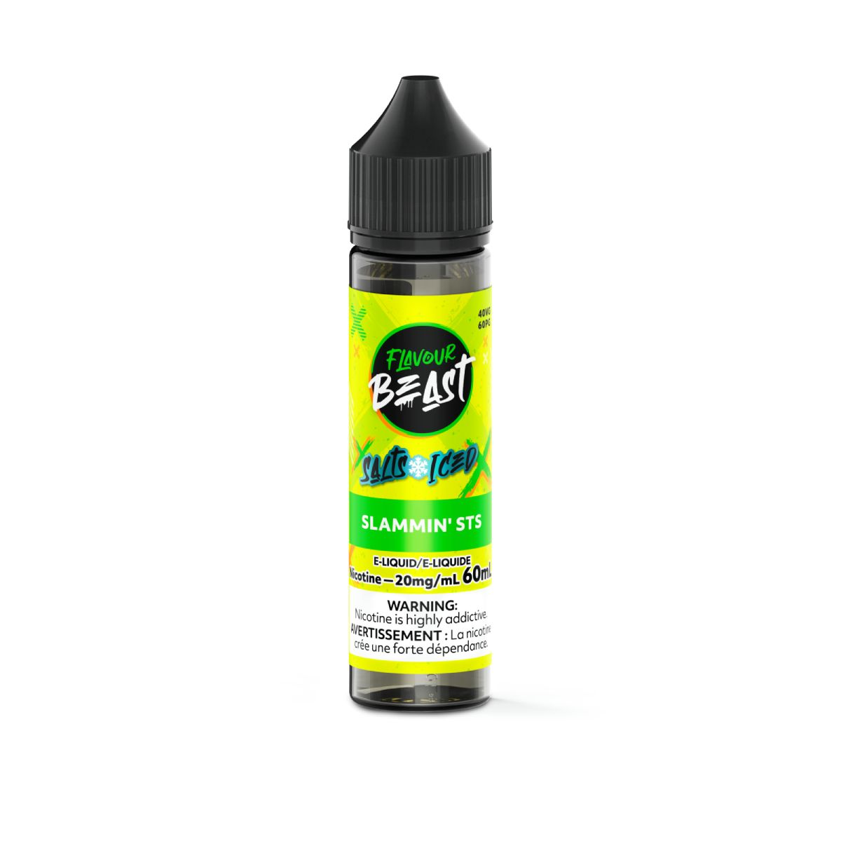 Slammin&#39; STS Iced - Flavour Beast Salt, Size: 60ml, Nicotine: 20mg