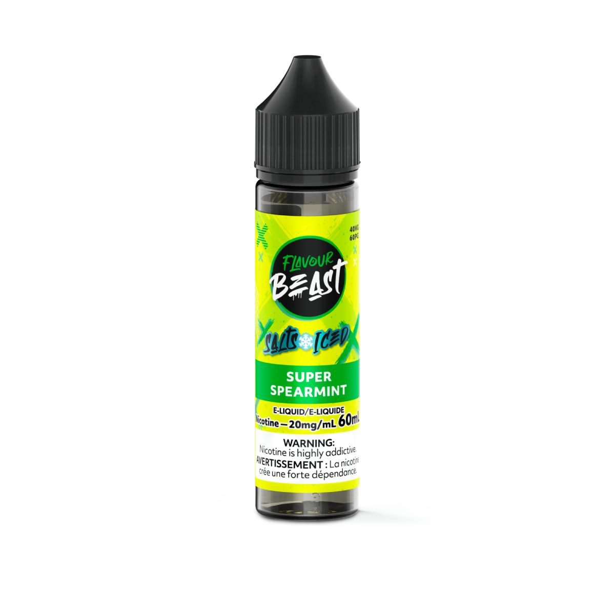 Super Spearmint Iced - Flavour Beast Salt, Size: 60ml, Nicotine: 20mg