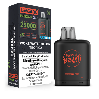 Woke Watermelon Tropica Flavour Beast Level X Boost Pod