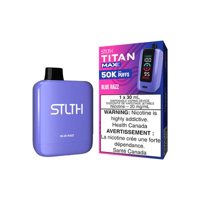 Blue Razz - STLTH Titan Max Disposable, Nicotine: 20mg