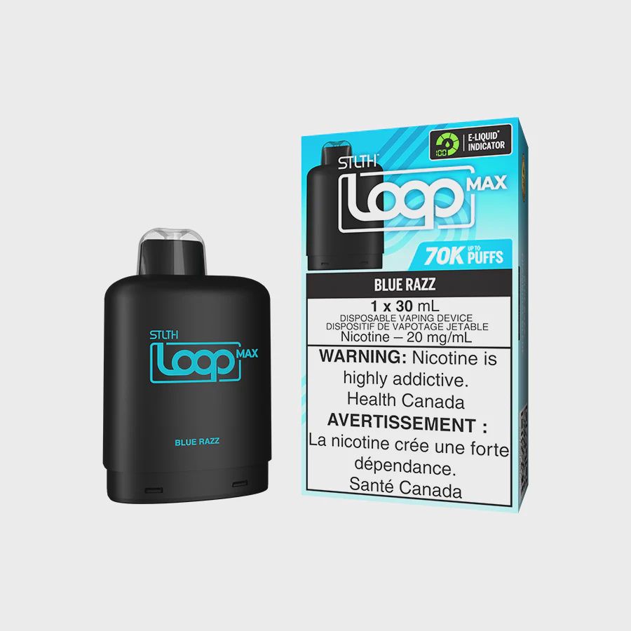 Blue Razz STLTH LOOP MAX Pod, Nicotine: 20mg