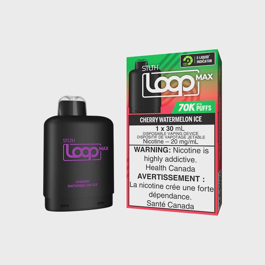 Cherry Watermelon Ice STLTH LOOP MAX Pod, Nicotine: 20mg