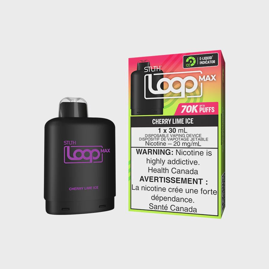 Cherry Lime Ice STLTH LOOP MAX Pod, Nicotine: 20mg