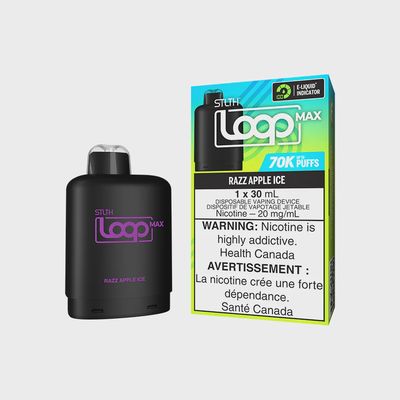 Razz Apple Ice STLTH LOOP MAX Pod