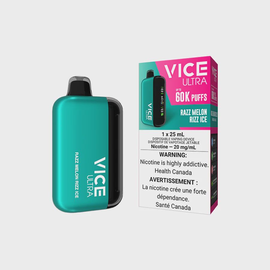 Razz Melon Rizz Ice - Vice Ultra Disposable, Nicotine: 20mg
