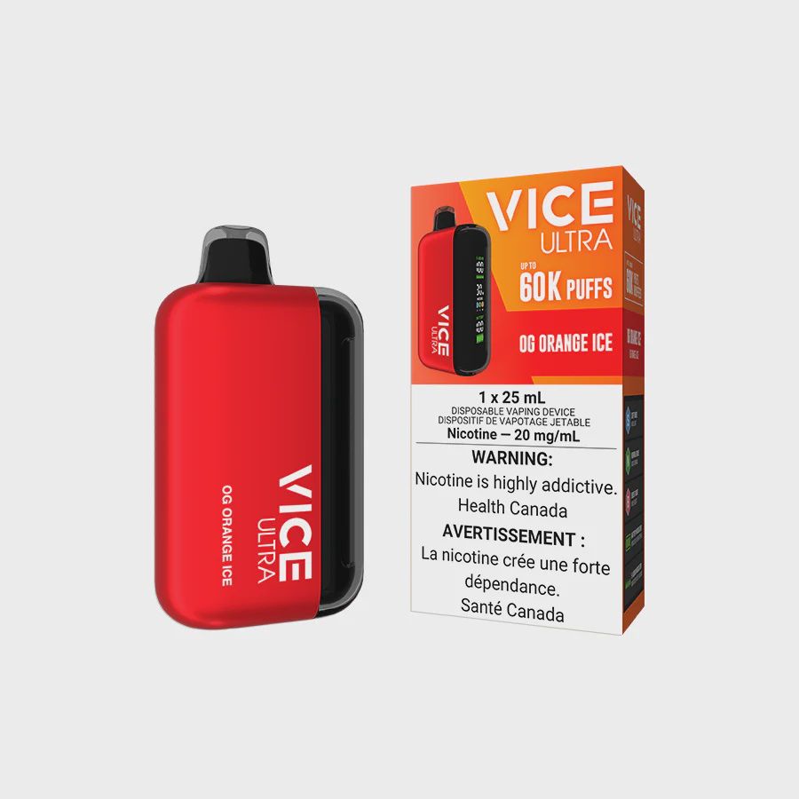 OG Orange Ice - Vice Ultra Disposable, Nicotine: 20mg