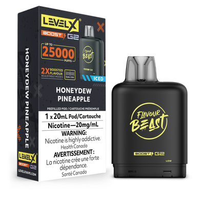Honeydew Pineapple Flavour Beast Level X Boost Pod