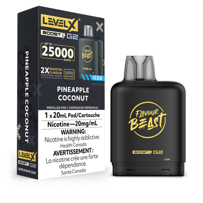 Pineapple Coconut Flavour Beast Level X Boost Pod