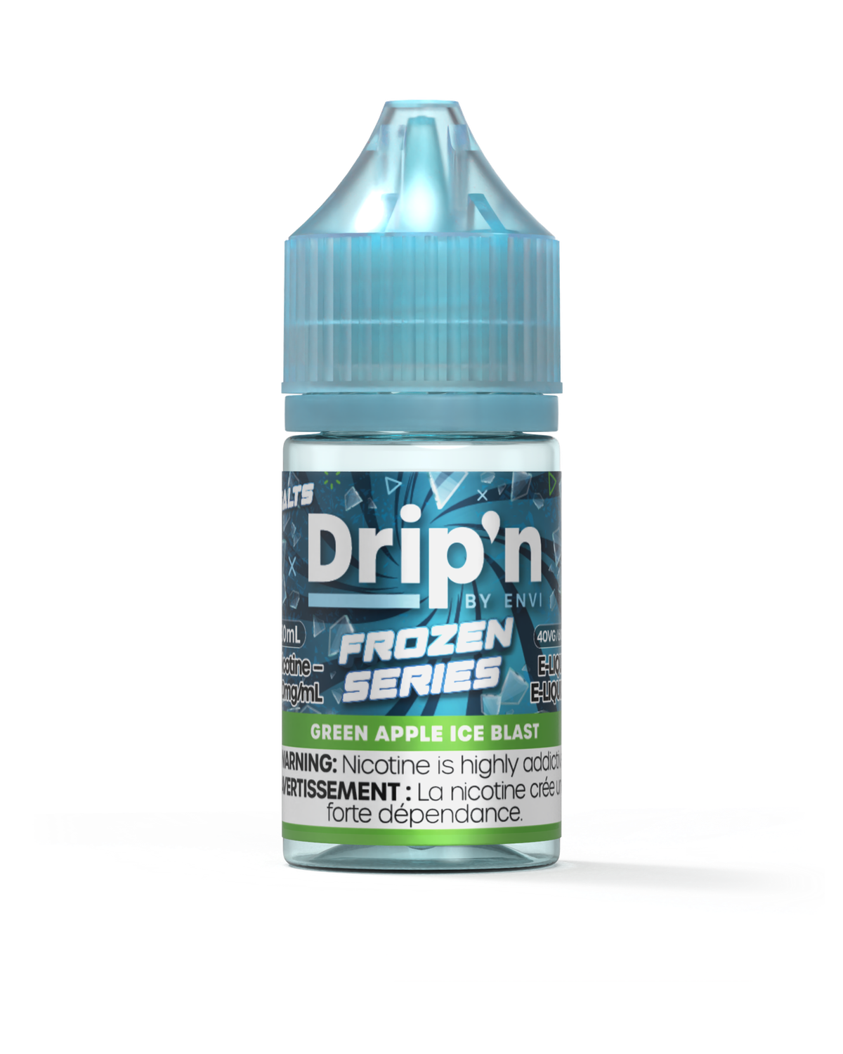 Green Apple Ice Blast by Drip&#39;n Blast, Size: 30ml, Nicotine: 20mg