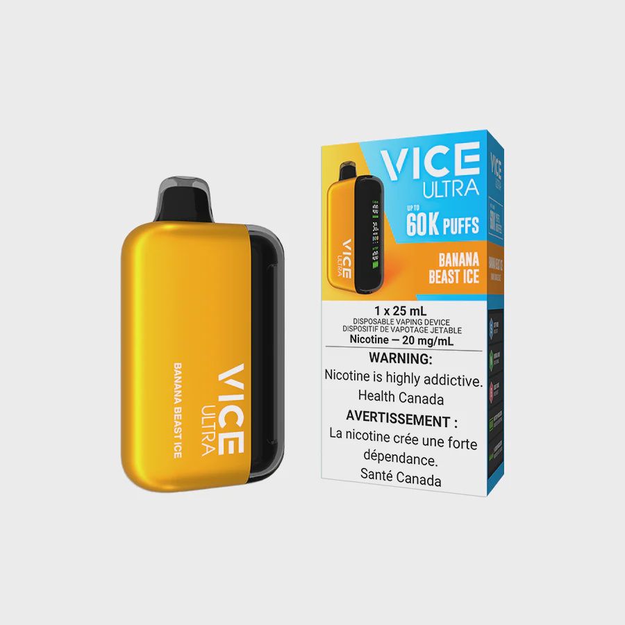 Banana Beast Ice - Vice Ultra Disposable, Nicotine: 20mg