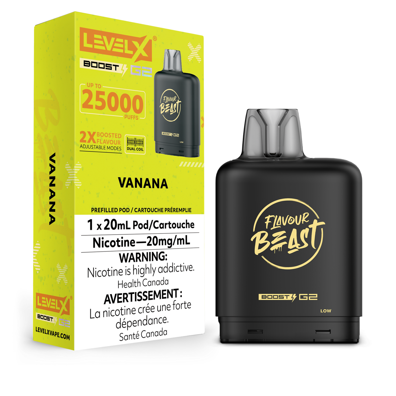 Vanana Flavour Beast Level X Boost Pods, Nicotine: 20mg