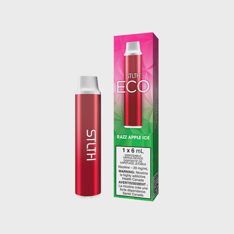 Razz Apple Ice - STLTH Eco Disposable, Nicotine: 20mg