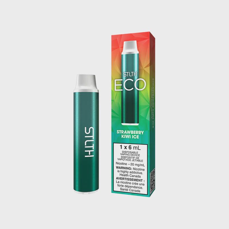 Strawberry Kiwi Ice - STLTH Eco Disposable, Nicotine: 20mg