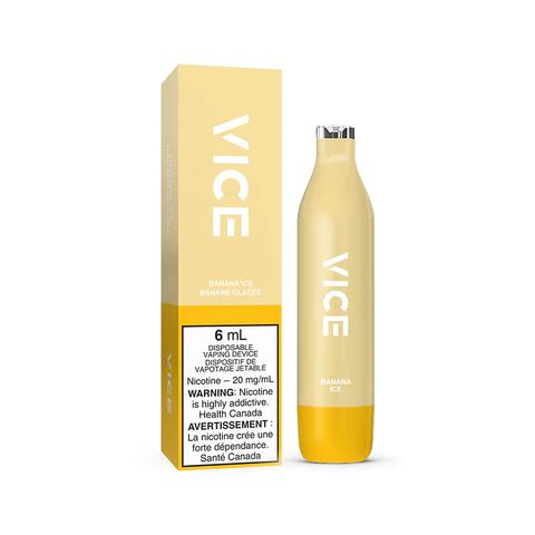 Banana Ice - VICE 2500 Disposable, Nicotine: 20mg
