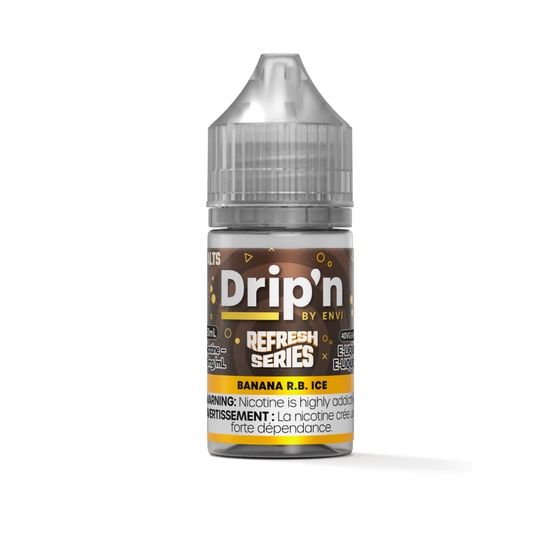 Banana R.B. Ice Refresh Series By Drip&#39;n Salt, Nicotine: 20mg