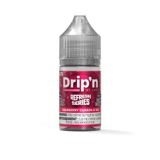 Cranberry Canada D Refresh Series By Drip&#39;n Salt, Nicotine: 20mg