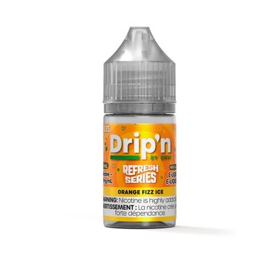 Orange Fizz Ice Refresh Series By Drip&#39;n Salt