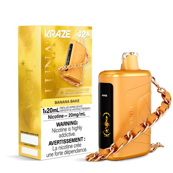 Banana Bake - Kraze Luna Disposable, Nicotine: 20mg