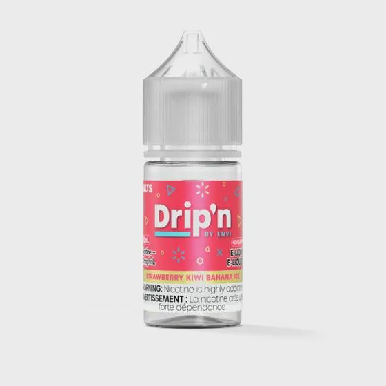 Strawberry Kiwi Banana Ice by Drip&#39;n Salt, Nicotine: 20mg