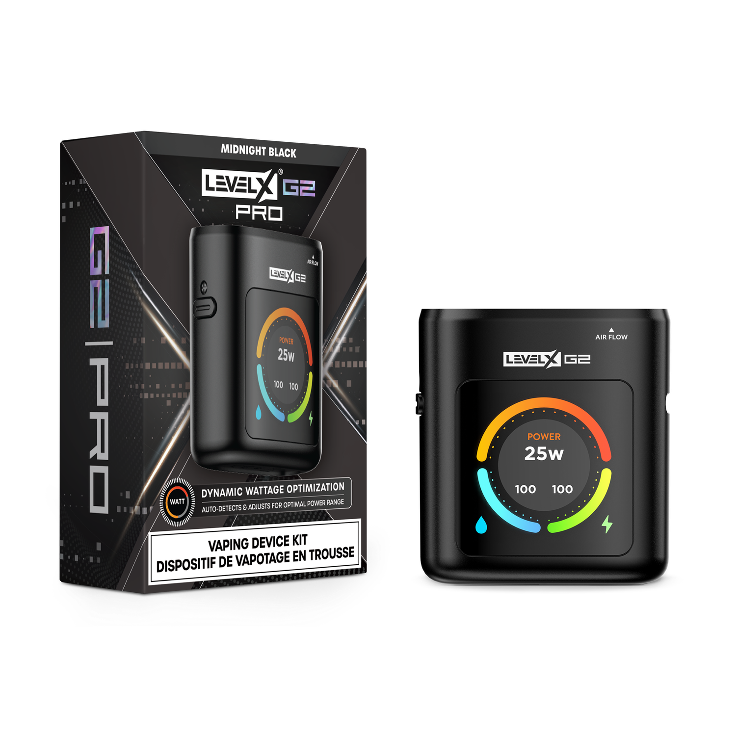 Level X Boost G2 Pro Device Kit, Colour: Midnight Black