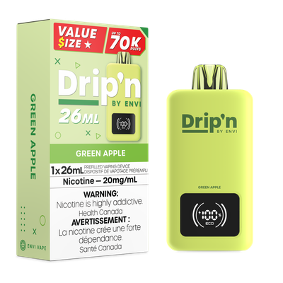 Green Apple - Drip&#39;n by Envi 26mL Disposable
