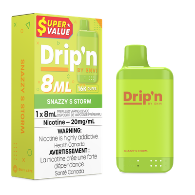 Snazzy S Storm - Drip&#39;n by Envi 8mL Disposable