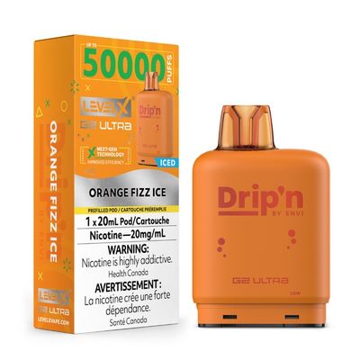 Orange Fizz Ice Drip&#39;n Level X G2 Ultra Pod