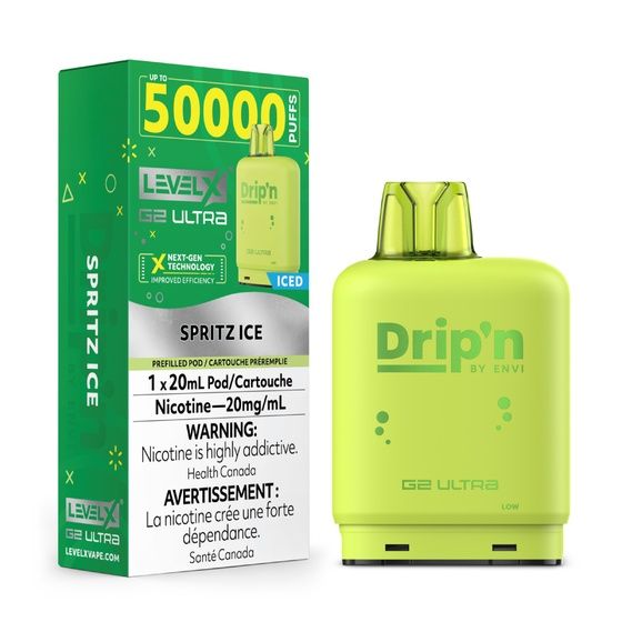 Spritz Ice Drip&#39;n Level X G2 Ultra Pod, Nicotine: 20mg