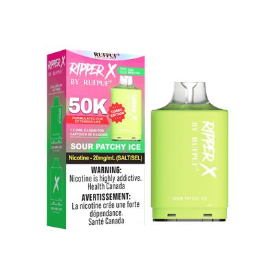 Sour Patchy Ice Ripper X 50K Pod