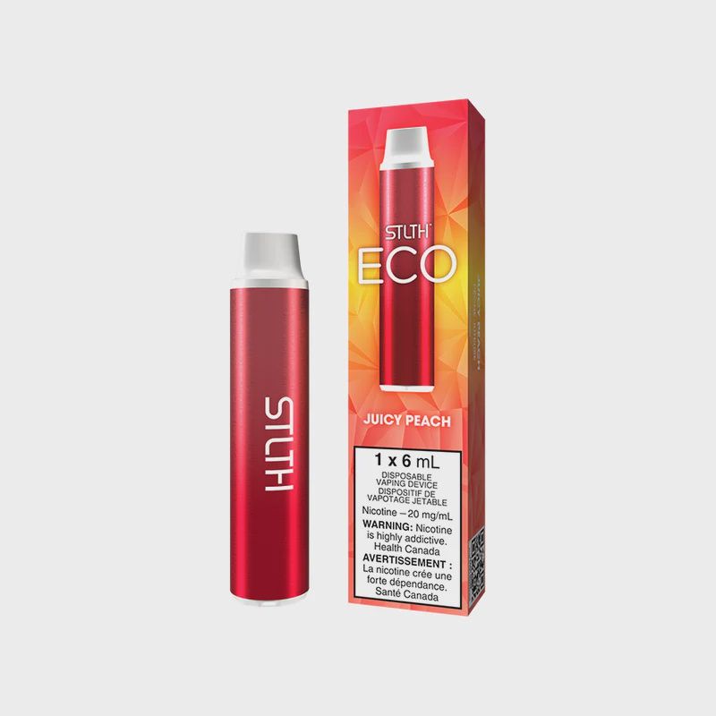 Juicy Peach - STLTH Eco Disposable, Nicotine: 20mg