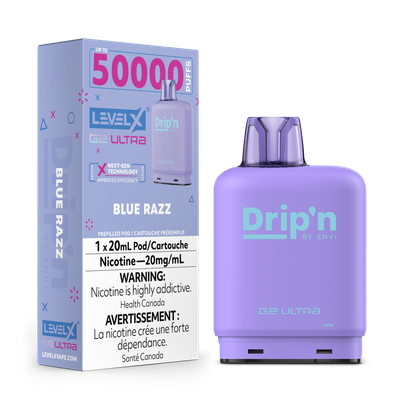 Blue Razz Drip&#39;n Level X G2 Ultra Pod