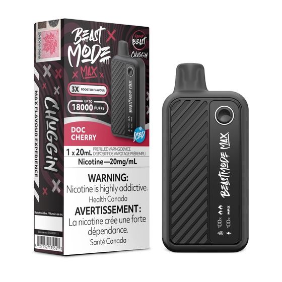 Chuggin&#39; Doc Cherry - Flavour Beast Beast Mode Max, Nicotine: 20mg