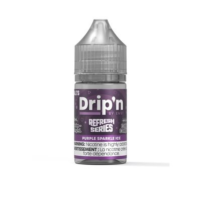 Purple Sparkle Ice Refresh Series By Drip&#39;n Salt