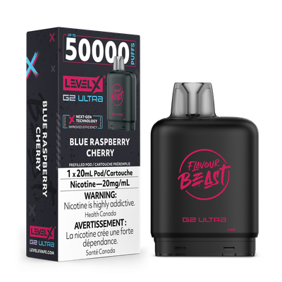 Blue Raspberry Cherry Flavour Beast Level X G2 Ultra Pod