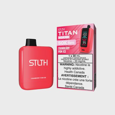 Cranberry Pom Ice - STLTH Titan Max Disposable